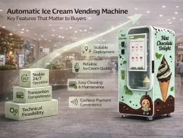 Automatico venditore di gelati: caratteristiche chiave che contano per gli acquirenti